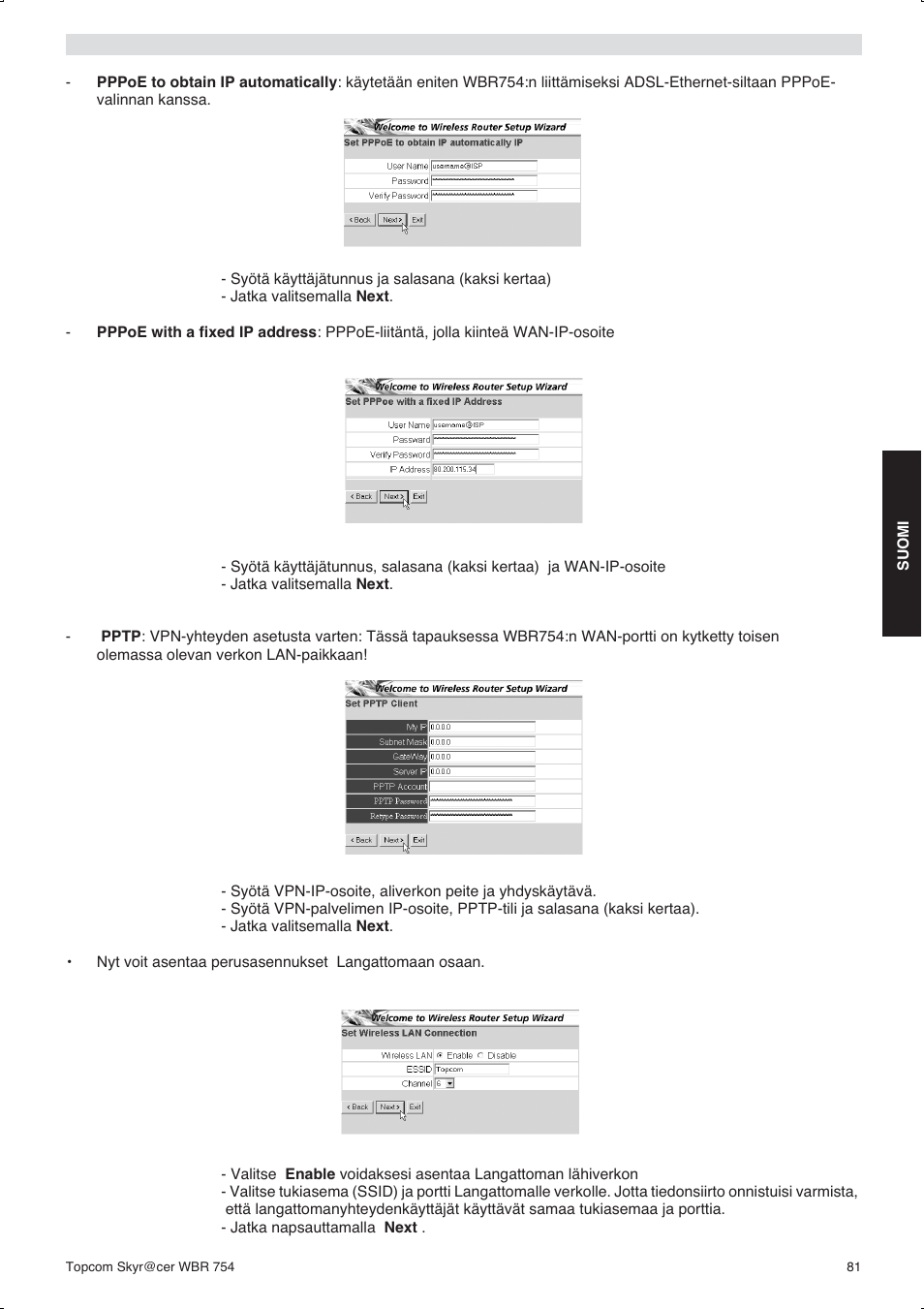 Topcom WBR 754SG User Manual | Page 81 / 108