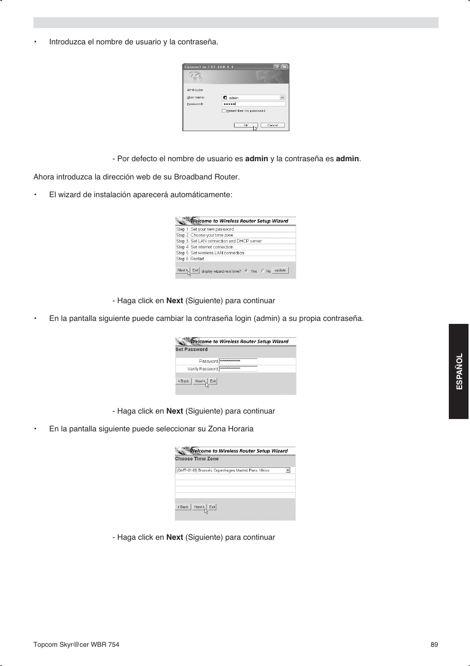 Topcom WBR 754SG User Manual | Page 89 / 108