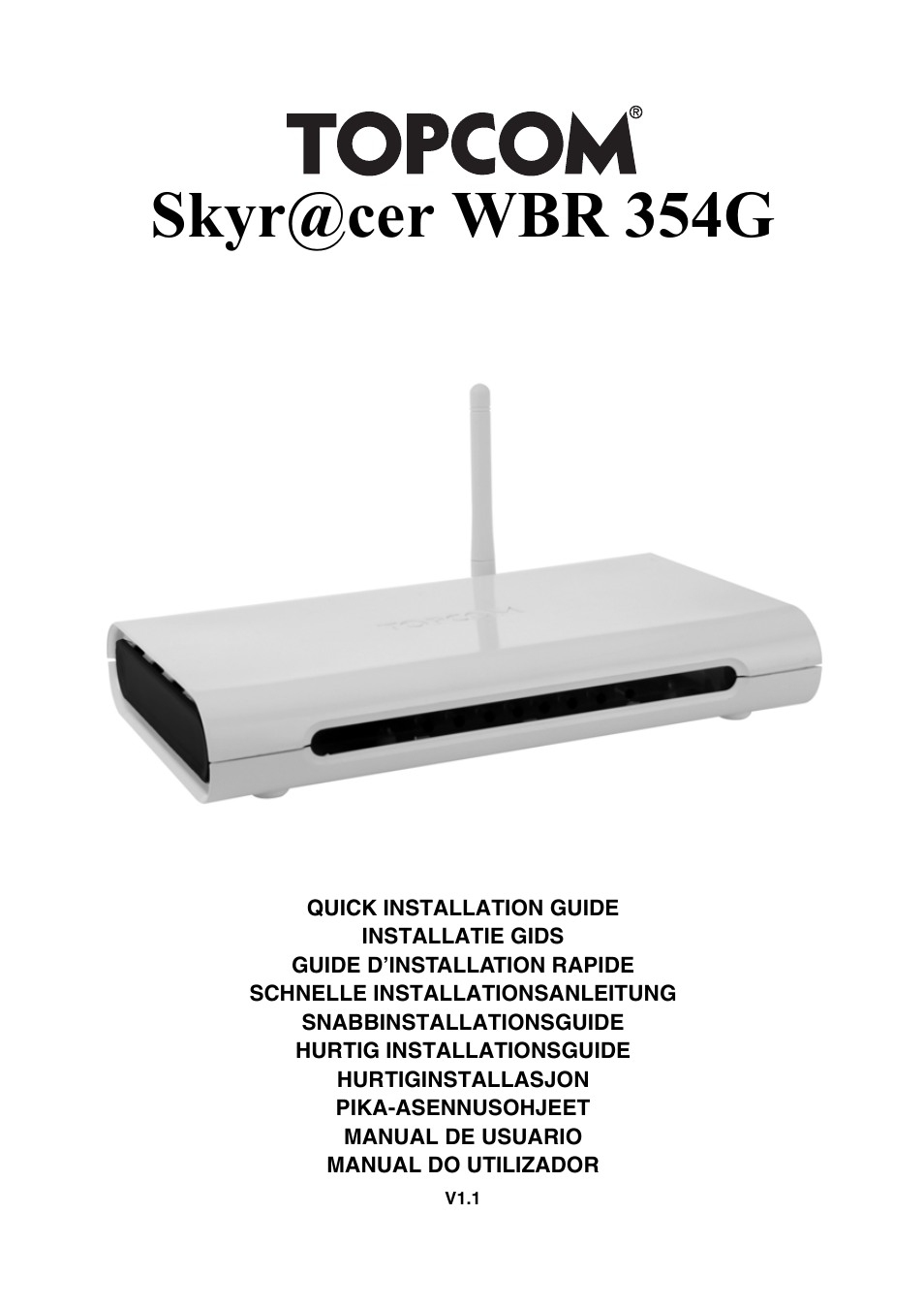 Topcom Skyr@cer WBR 354G User Manual | 104 pages