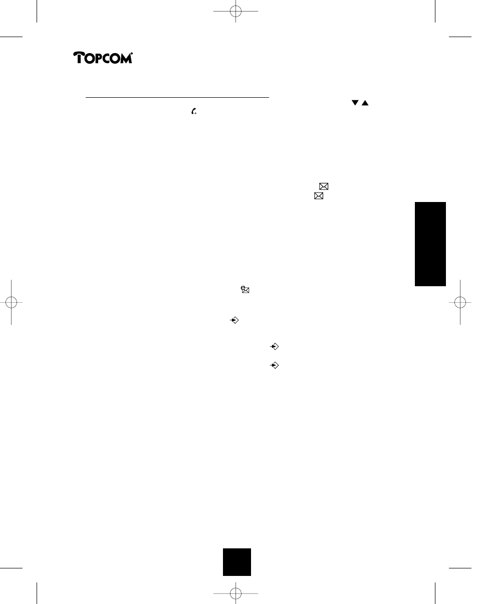 Topcom DESKMASTER 142 User Manual | Page 23 / 51
