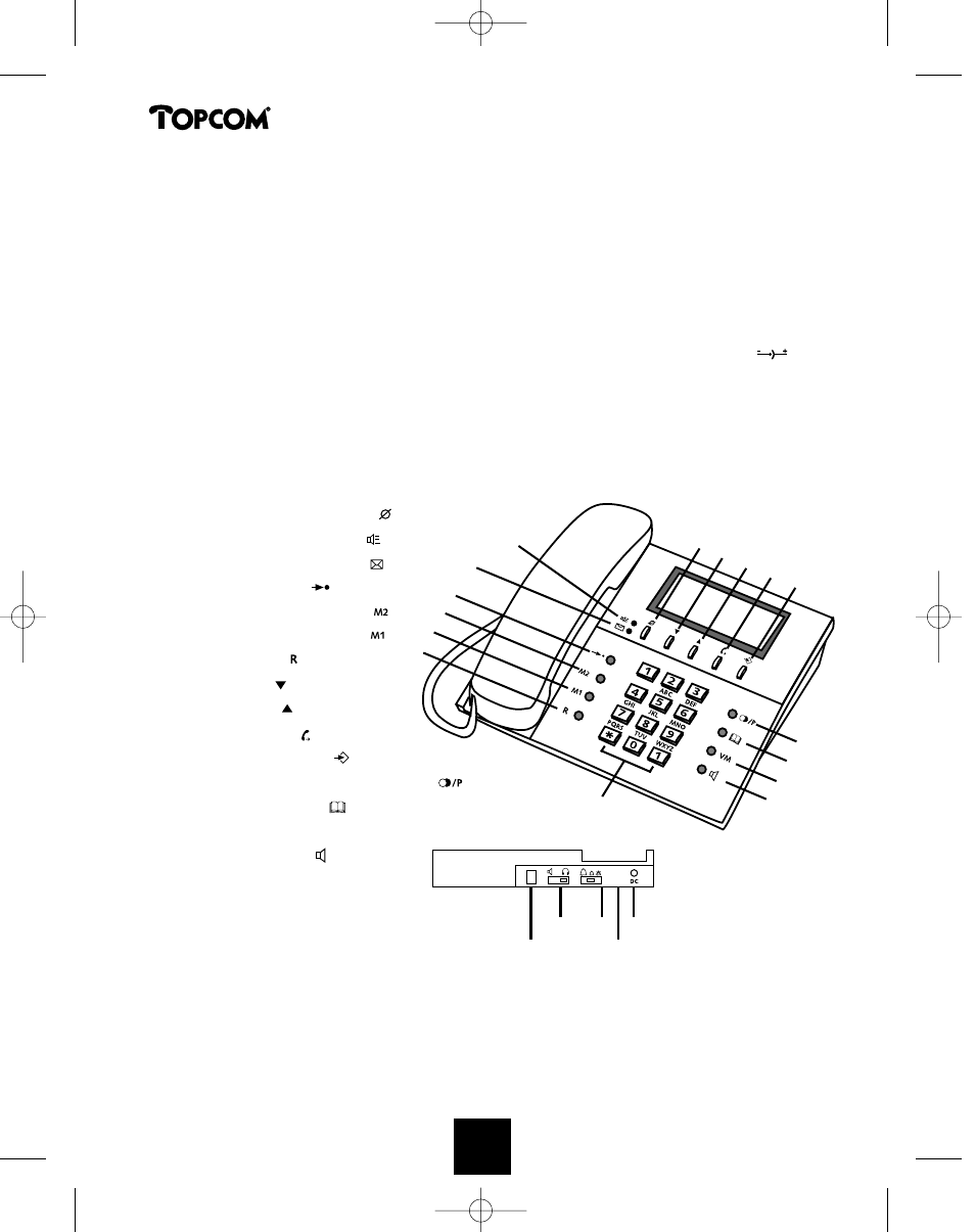 Topcom DESKMASTER 142 User Manual | Page 40 / 51