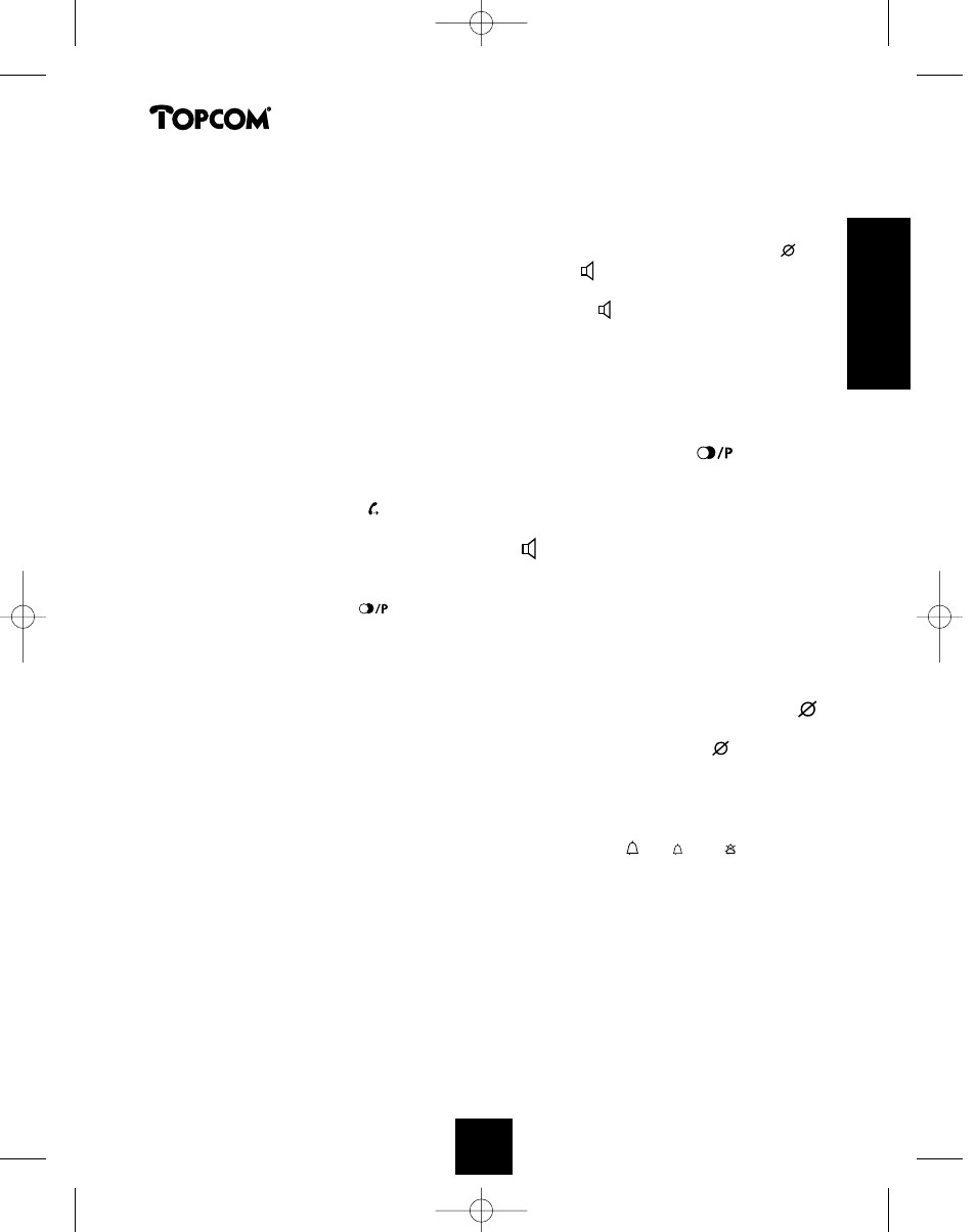 Topcom DESKMASTER 142 User Manual | Page 9 / 51
