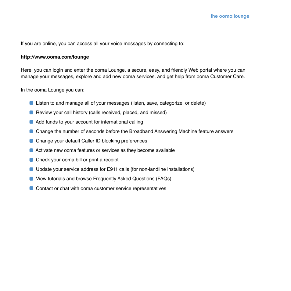 TiVo Ooma Hub User Manual | Page 22 / 58