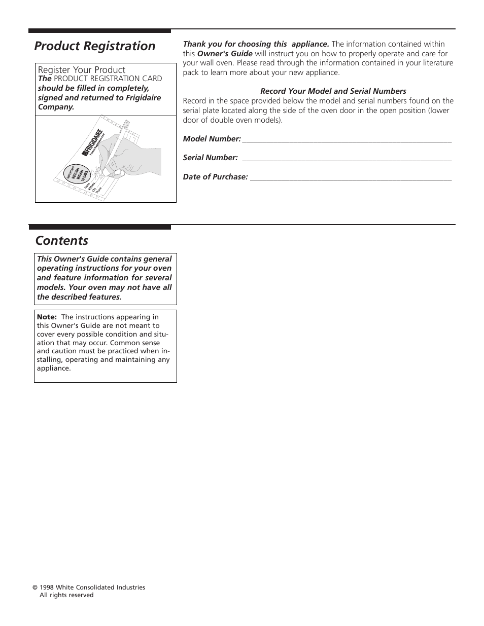 Tappan 318200505 User Manual | Page 2 / 20