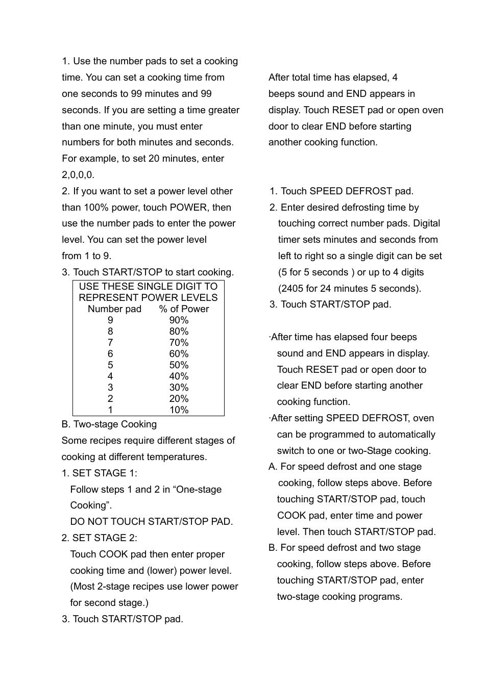 Tappan TM7050S User Manual | Page 11 / 16