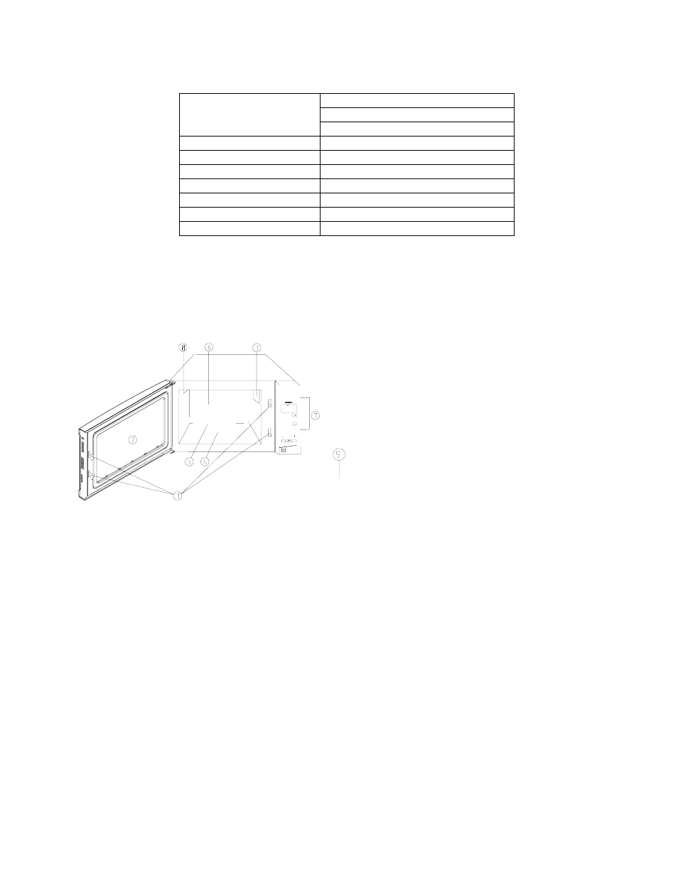 Utensils guide, Specifications, Part names | Tappan TC1050B User Manual | Page 6 / 17
