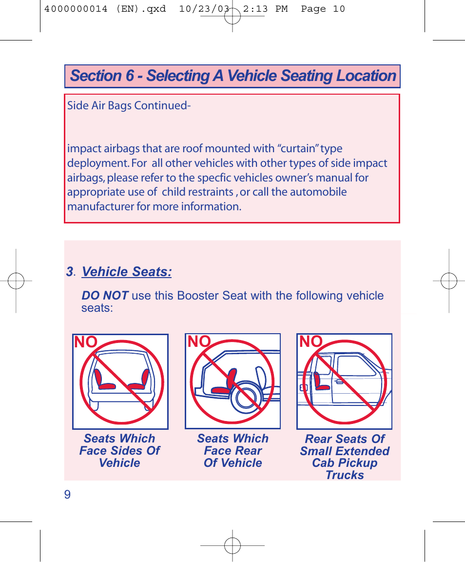 The First Years B500 User Manual | Page 10 / 24