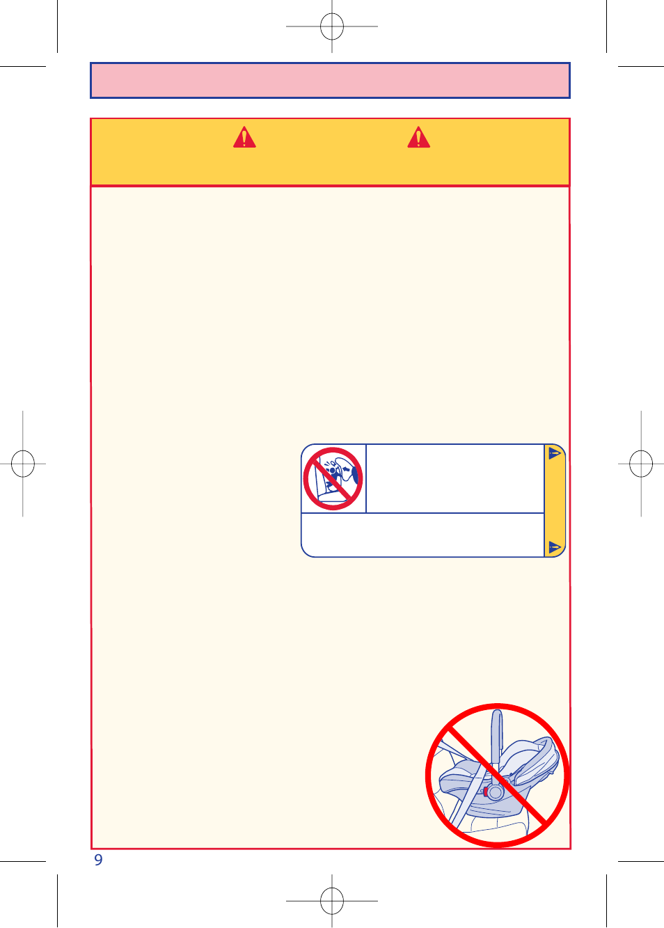 W arning, Death or serious injury can occur | The First Years VIA I440 User Manual | Page 10 / 40