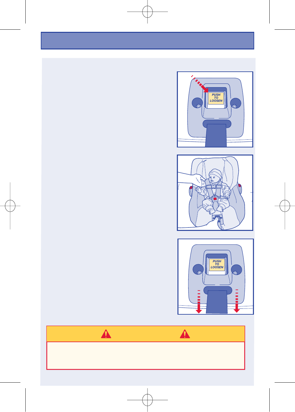 W arning, C harness adjuster | The First Years VIA I440 User Manual | Page 29 / 40