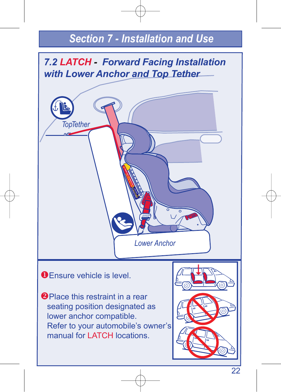C630 pg 22.pdf | The First Years TRUE FIT 630 User Manual | Page 23 / 54