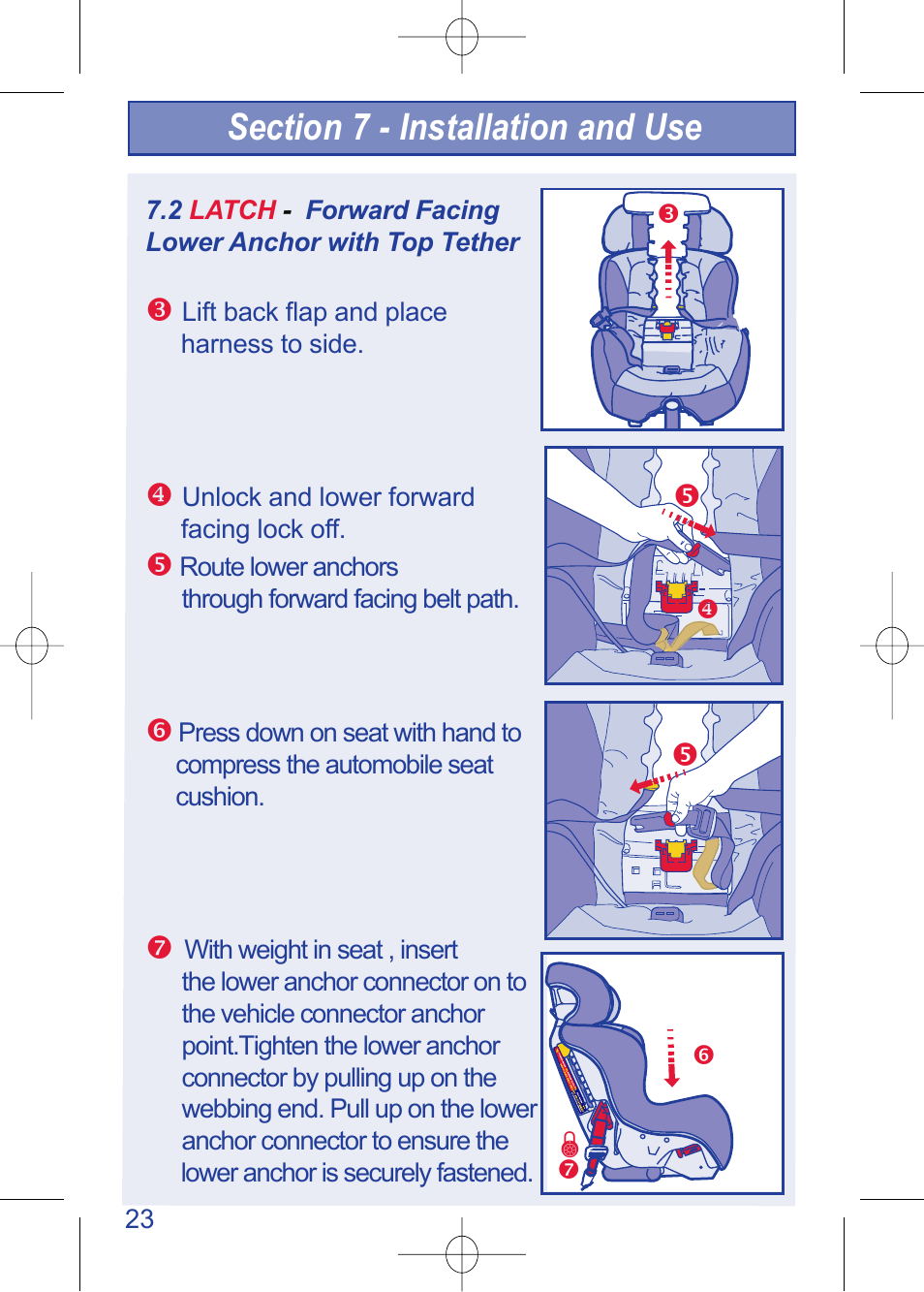 C630 pg 23.pdf | The First Years TRUE FIT 630 User Manual | Page 24 / 54