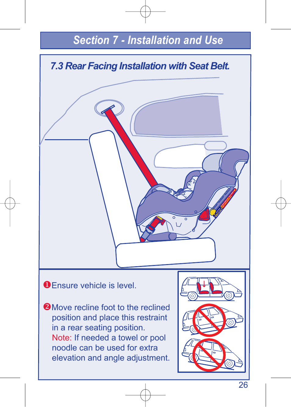 C630 pg 26.pdf | The First Years TRUE FIT 630 User Manual | Page 27 / 54