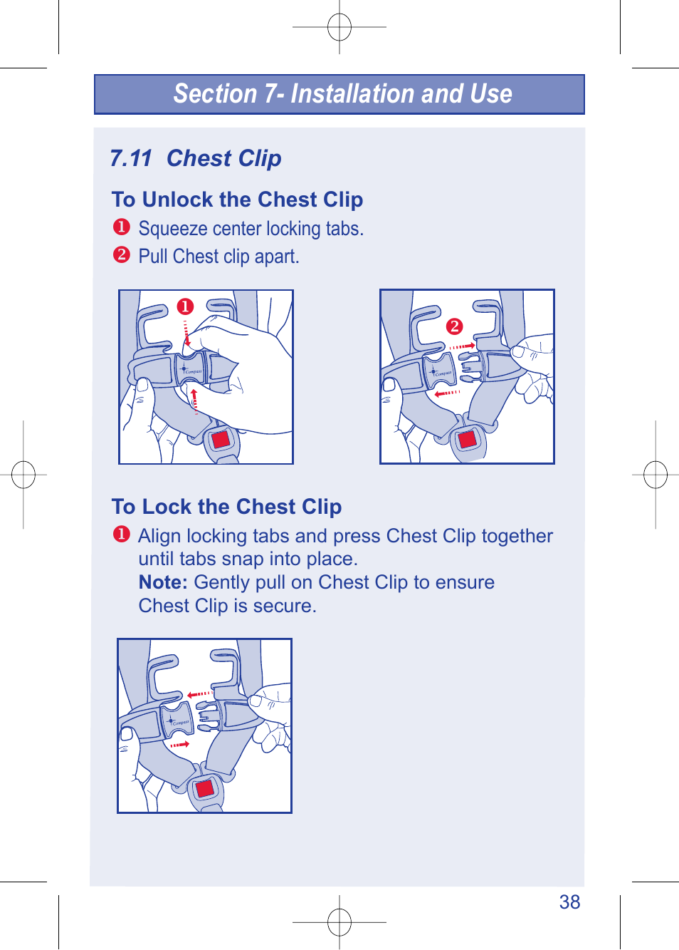 C630 pg 38.pdf | The First Years TRUE FIT 630 User Manual | Page 39 / 54