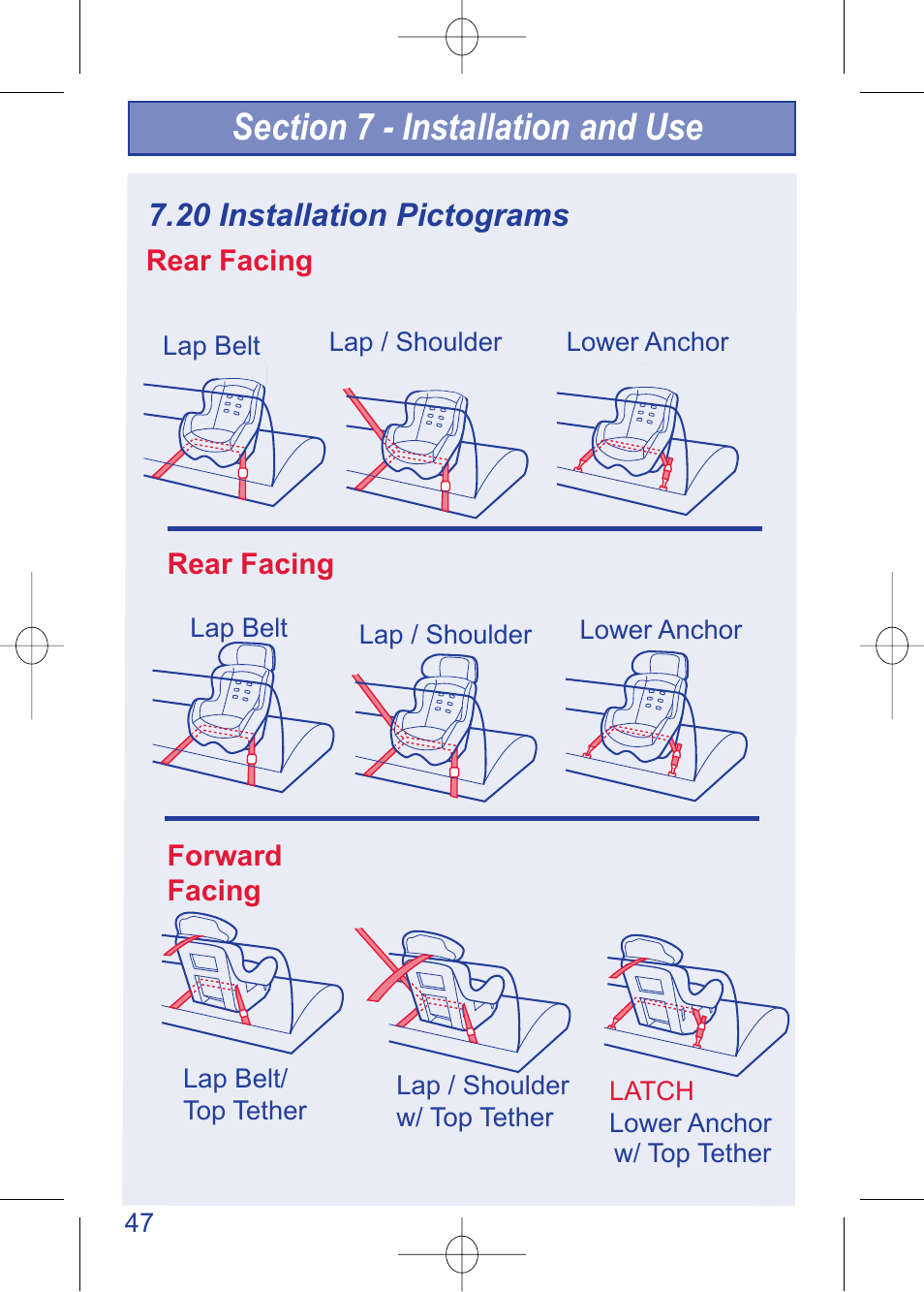 C630 pg 47.pdf | The First Years TRUE FIT 630 User Manual | Page 48 / 54