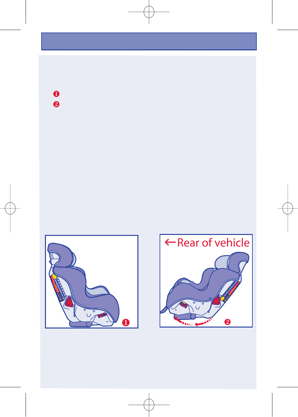 Rear of vehicle | The First Years 630 User Manual | Page 43 / 54