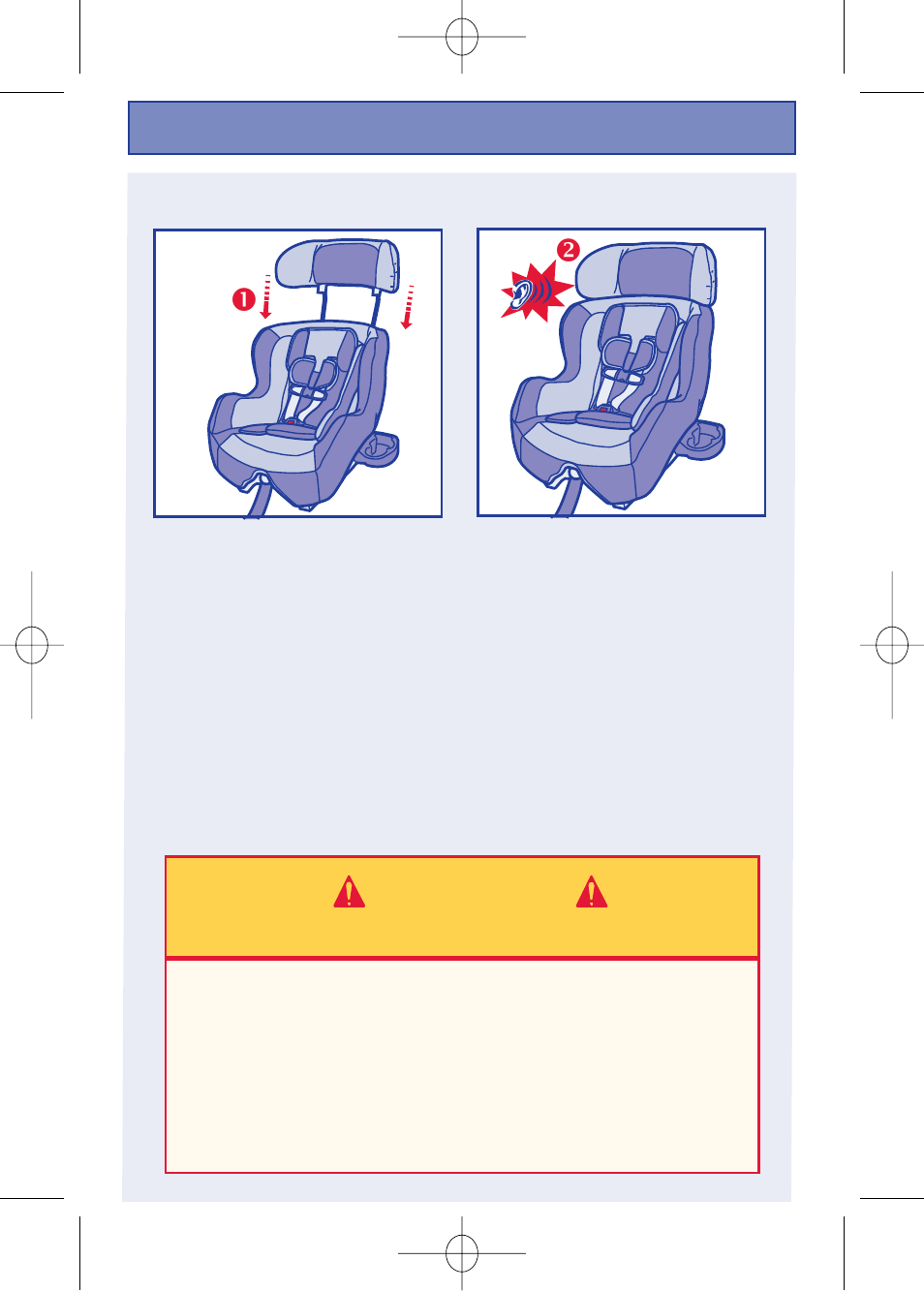 Warning | The First Years 630 User Manual | Page 45 / 54