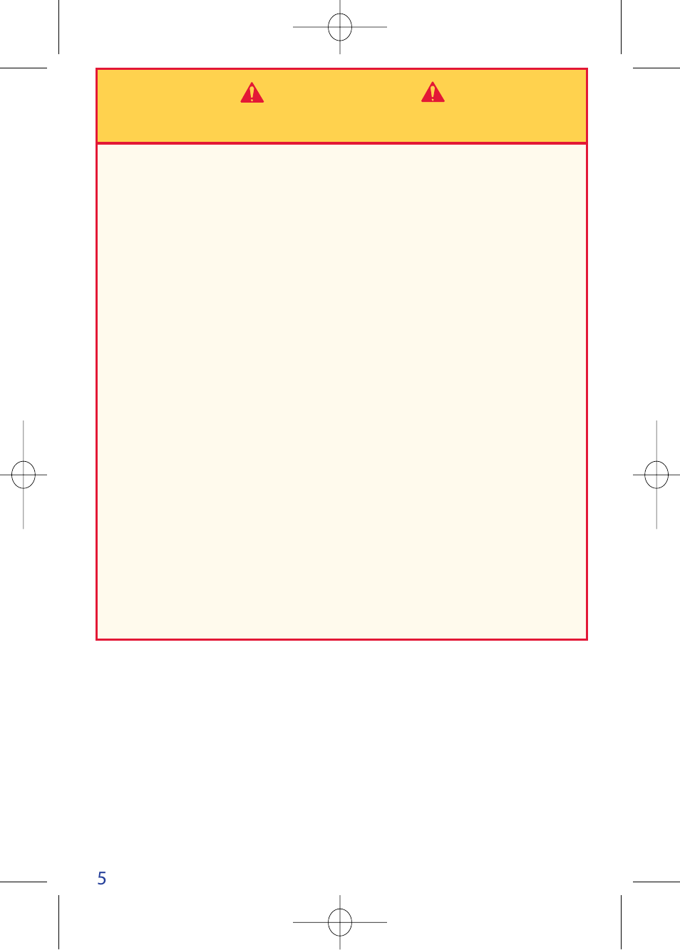 W arning | The First Years 630 User Manual | Page 6 / 54