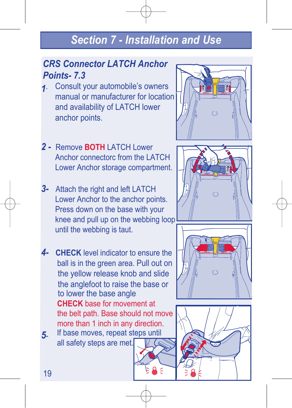 4000000782_i450 instructions__pg19_en.pdf | The First Years VIA 1450 User Manual | Page 20 / 40