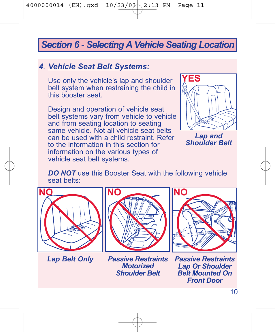 The First Years B510 User Manual | Page 11 / 24