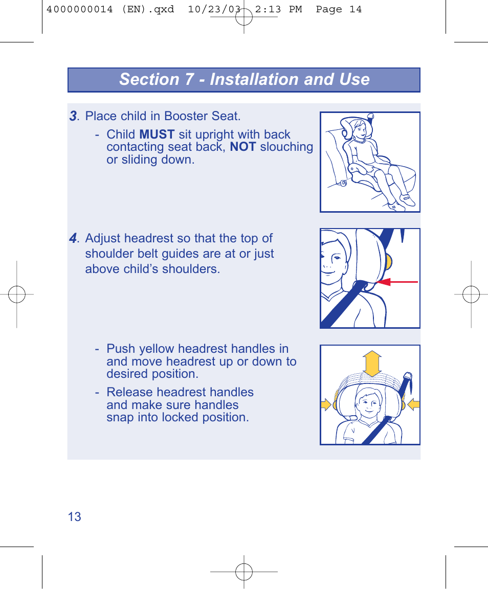 The First Years B510 User Manual | Page 14 / 24