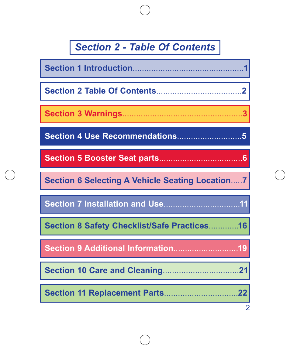 The First Years B510 User Manual | Page 3 / 24