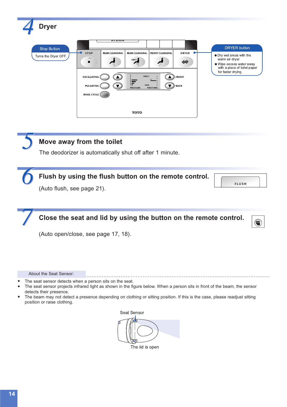 Toto NEOREST MS990CG User Manual | Page 14 / 48