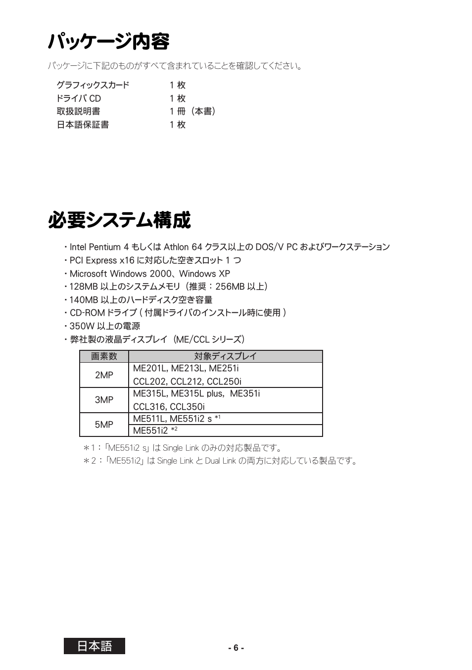 パッケージ内容, 必要システム構成 | Toto LVU2E1 User Manual | Page 32 / 60