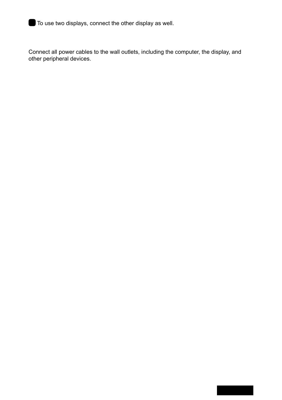 Connecting the power cables | Toto LVU2E1 User Manual | Page 9 / 60