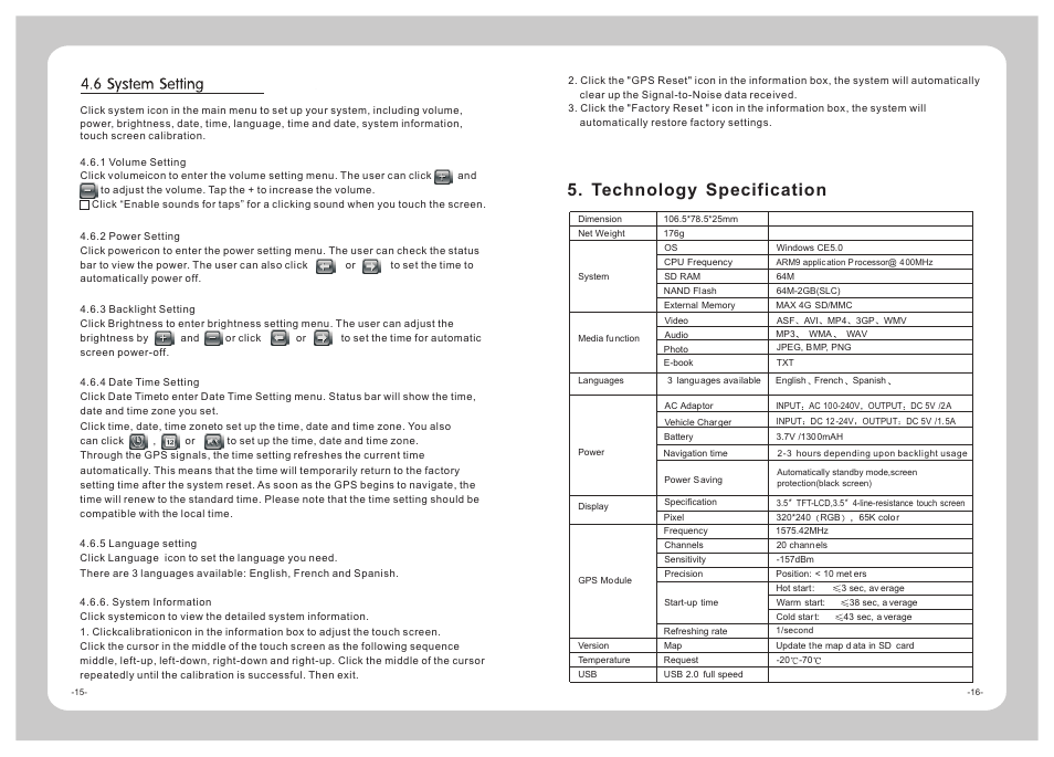 Technology specification | TeleType Company 3300 User Manual | Page 10 / 11