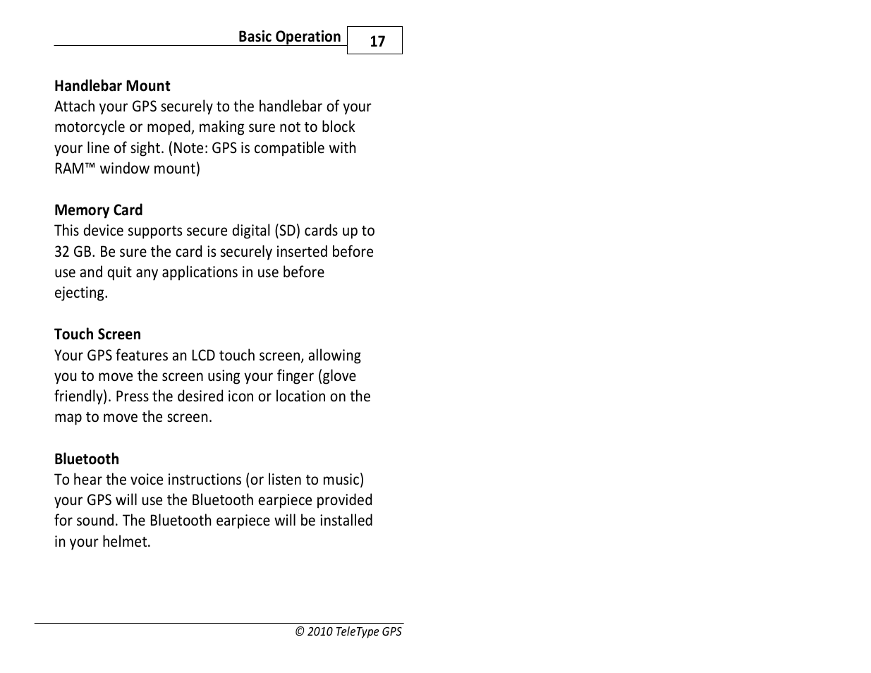 TeleType Company WORLDNAV 3500 User Manual | Page 9 / 16