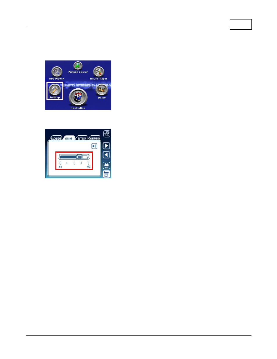 Volume, 3 volume | TeleType Company WORLDNAV 3100 User Manual | Page 15 / 30