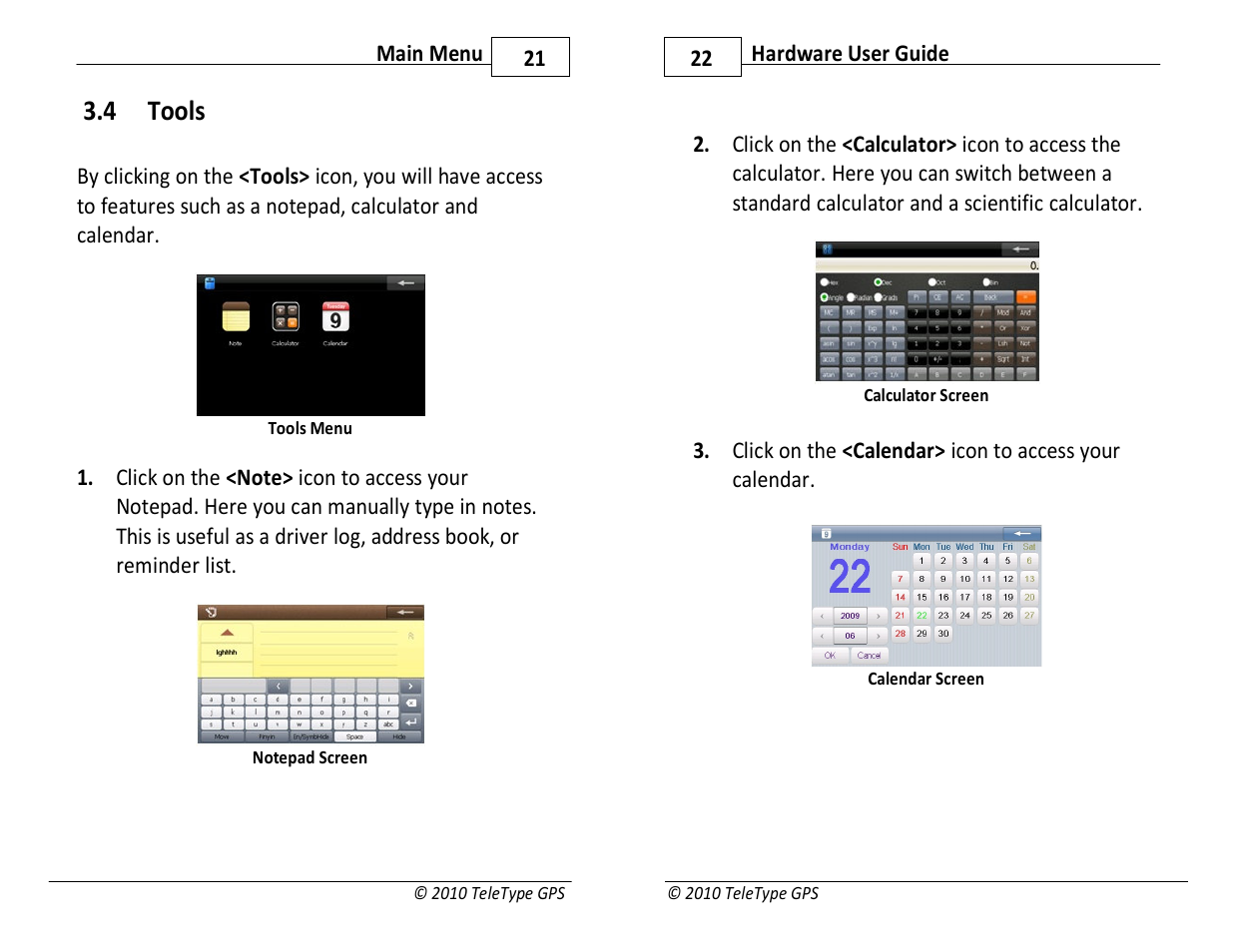 4 tools | TeleType Company WORLDNAV 7300 User Manual | Page 11 / 16