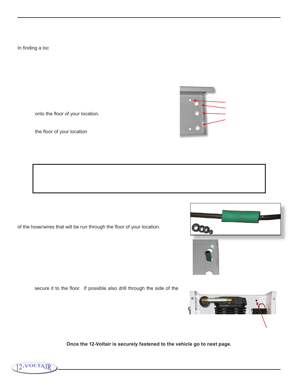 Finding a location | 12-Voltair 12V6CF User Manual | Page 7 / 16