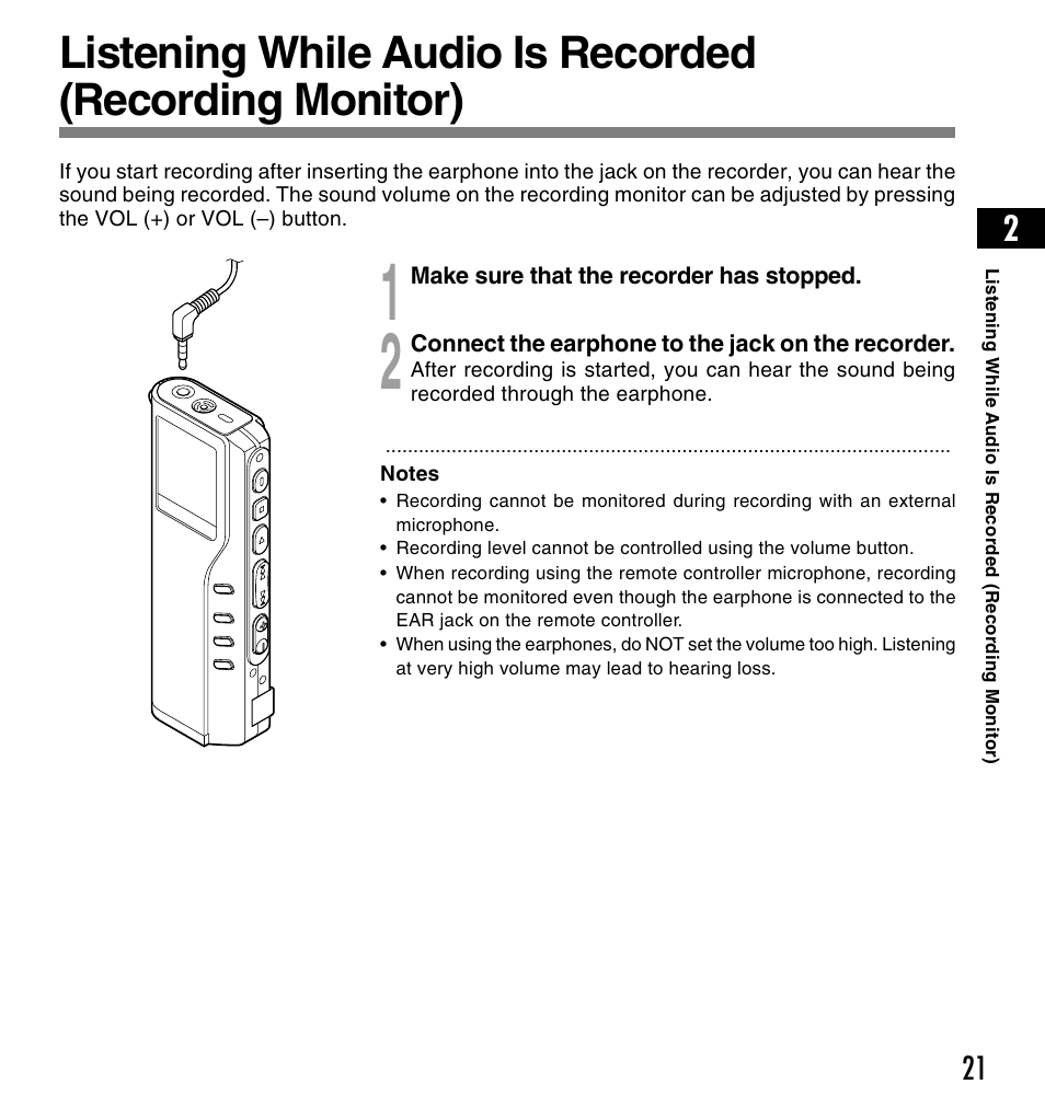 Olympus DS-2200 User Manual | Page 21 / 84