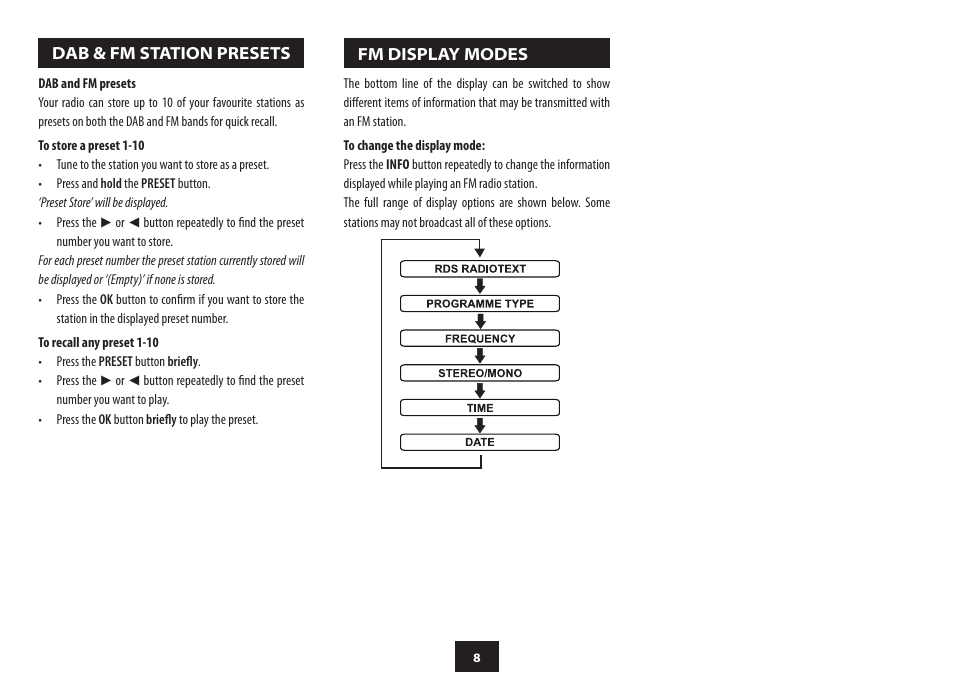 Technika DAB-124 User Manual | Page 10 / 20