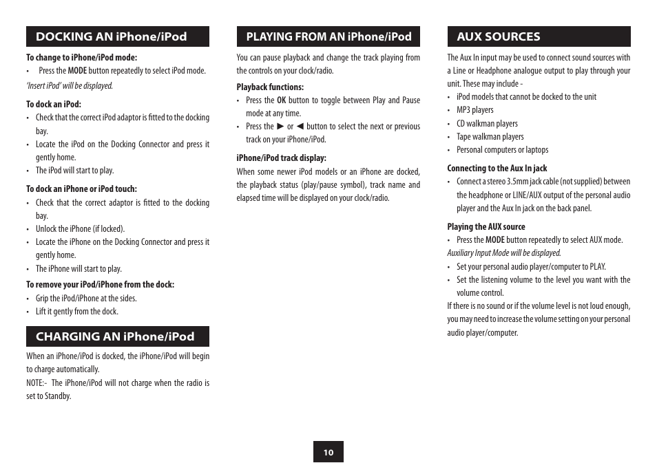 Technika DAB-124 User Manual | Page 12 / 20