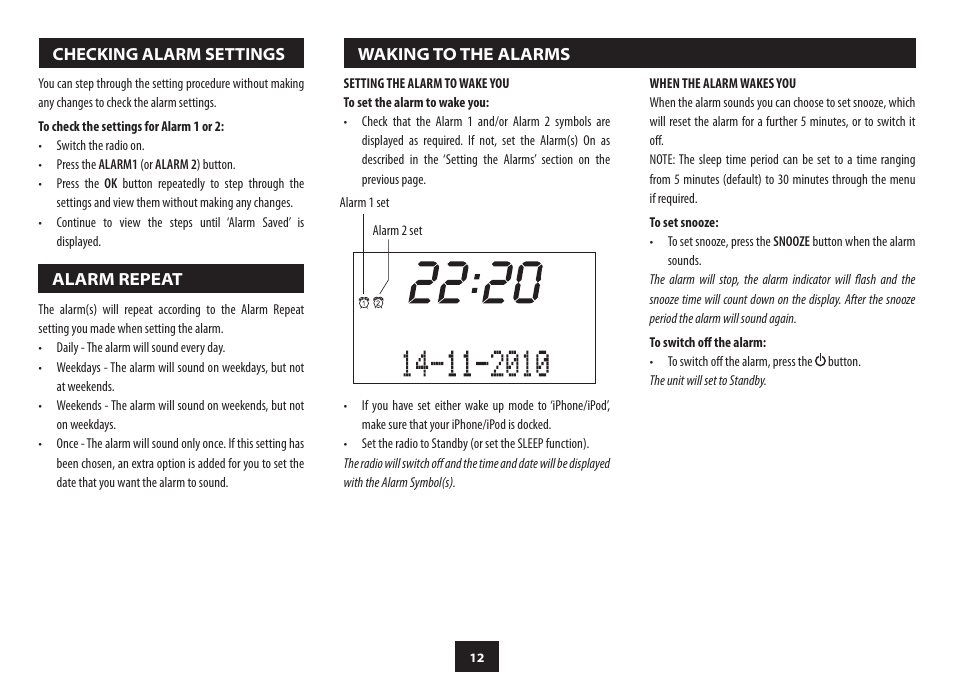 Technika DAB-124 User Manual | Page 14 / 20