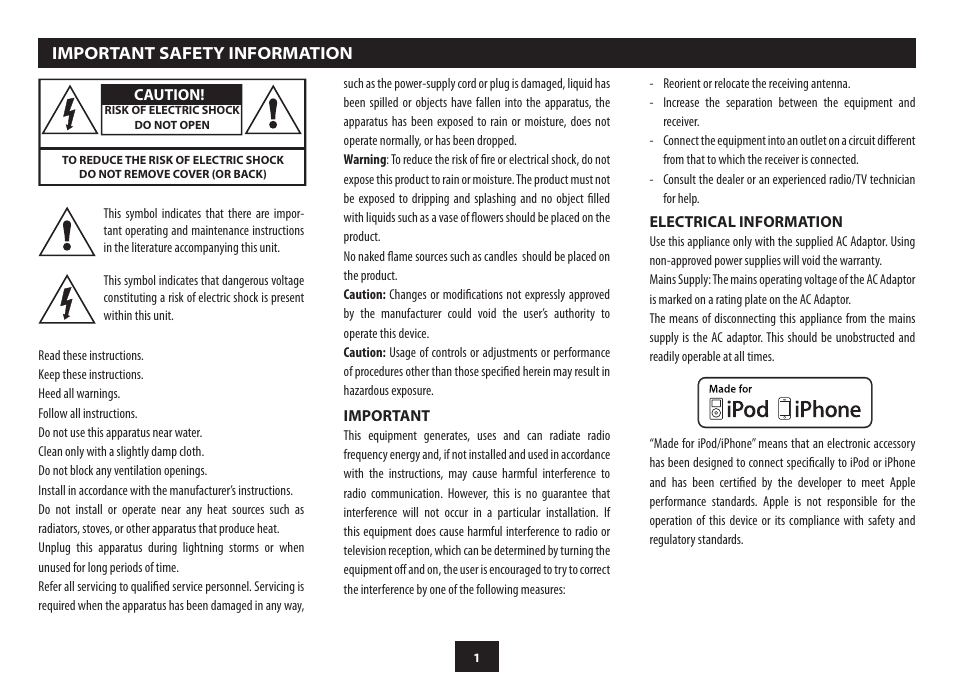 Technika DAB-124 User Manual | Page 3 / 20