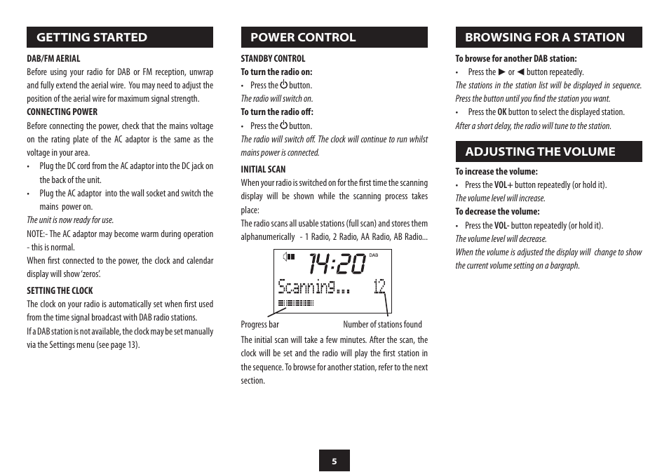 Technika DAB-124 User Manual | Page 7 / 20