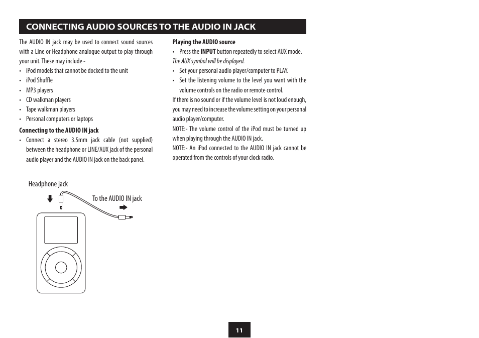 Technika CR-113IPH User Manual | Page 13 / 20