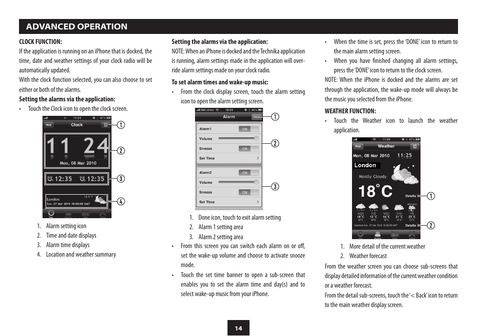 Technika CR-113IPH User Manual | Page 16 / 20