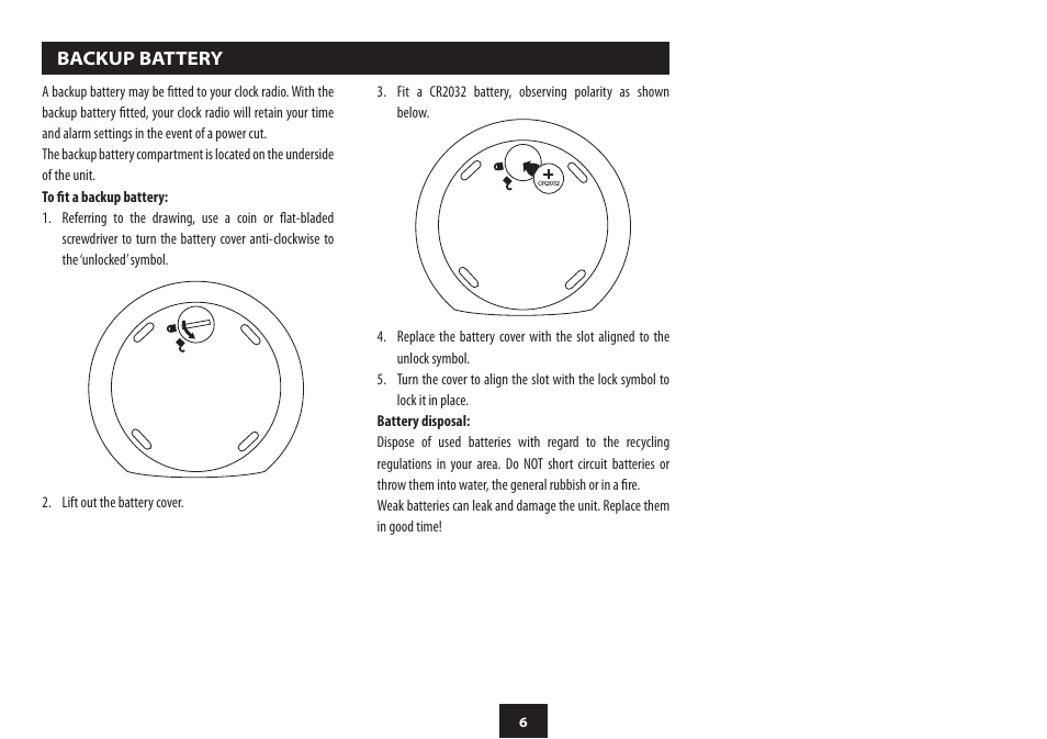 Technika CR-113IPH User Manual | Page 8 / 20