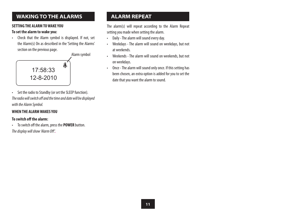 Technika DAB121 User Manual | Page 13 / 16