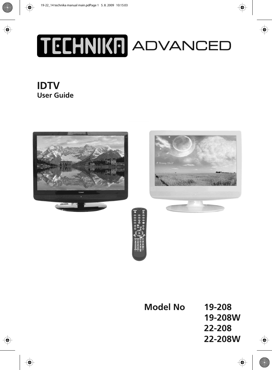 Technika IDTV 19-208W User Manual | 36 pages