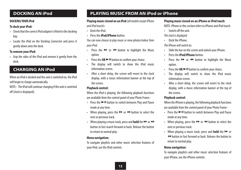Technika CR-114IPH User Manual | Page 14 / 24
