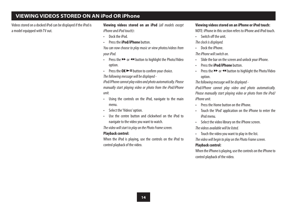 Technika CR-114IPH User Manual | Page 16 / 24