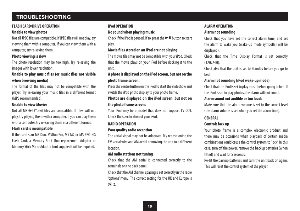 Technika CR-114IPH User Manual | Page 21 / 24