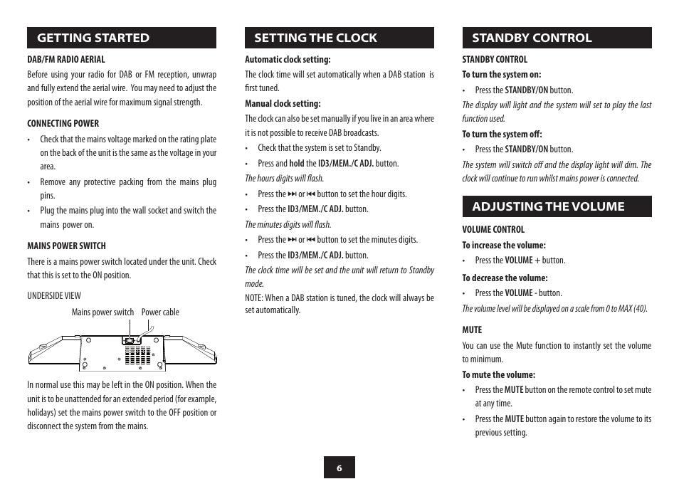 Technika MC-121IDAB User Manual | Page 8 / 24