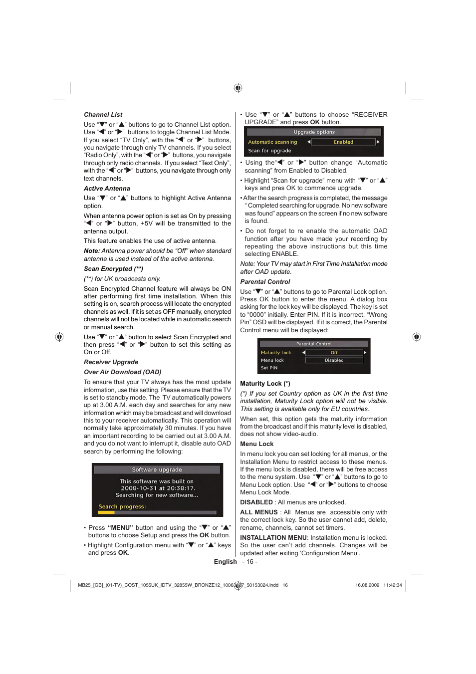 Technika LCD32-209V User Manual | Page 17 / 30