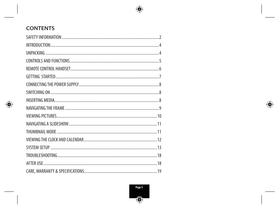 Technika A700 User Manual | Page 3 / 20